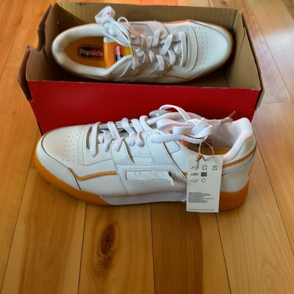 Rare Limited Edition Reebok Popsicle White Orange Mens Size 8.5 GY2433 Trainers - Picture 2 of 9